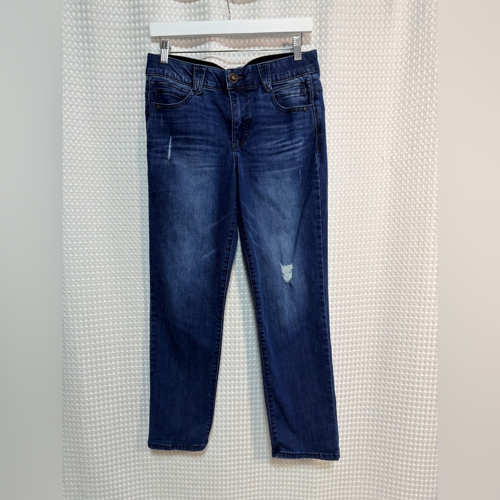 Democracy Dark Blue Straight Leg Jeans